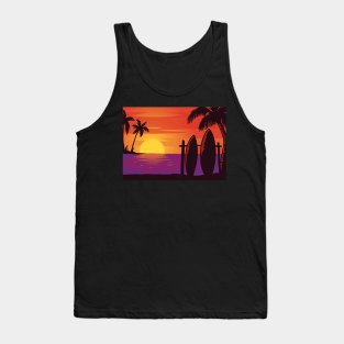 sunset with the view Tank Top